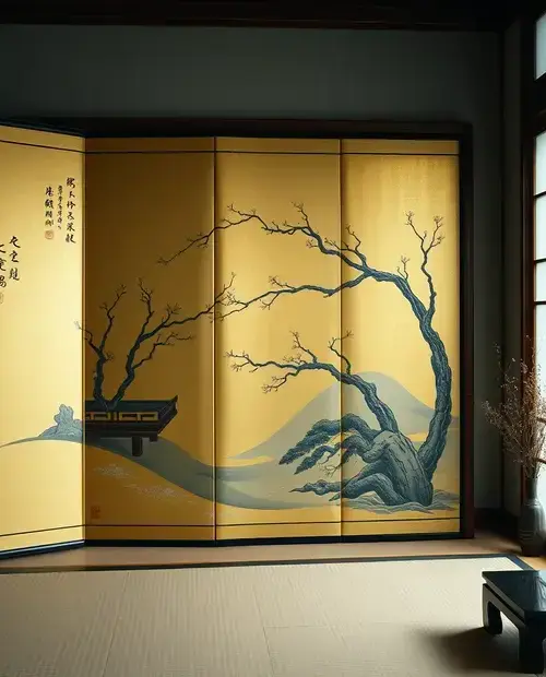 屏風修復事例